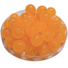 391 - Boules acryliques brillantes Sorbet Mandarine 16MM