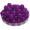 398 - Boules acryliques brillantes Sorbet Violet 16MM