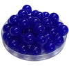 405 - Boules acryliques brillantes Bleu Roi 16MM