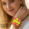 DISKORA bracelet Vert Fluo