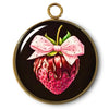 19 - Pendentif "Intemporel" -  Fraise