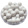 137 - Boules acryliques brillantes Blanc 16MM