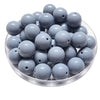 202 - Boules acryliques brillantes Gris ardoise 16MM