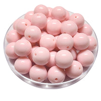 149 - Boules acryliques brillantes Rose dragée 16MM