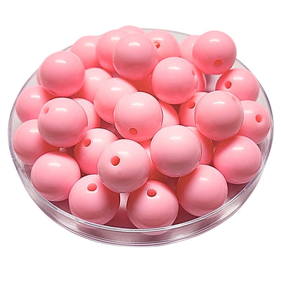 151 - Boules acryliques brillantes Marshmallow 16MM