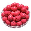 155 - Boules acryliques brillantes Fuchsia clair 16MM