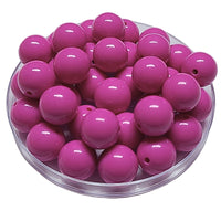 159 - Boules acryliques brillantes Orchidée 16MM