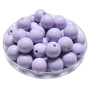 160 - Boules acryliques brillantes Lavande 16MM