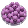 161 - Boules acryliques brillantes Parme 16MM