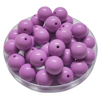 161 - Boules acryliques brillantes Parme 16MM