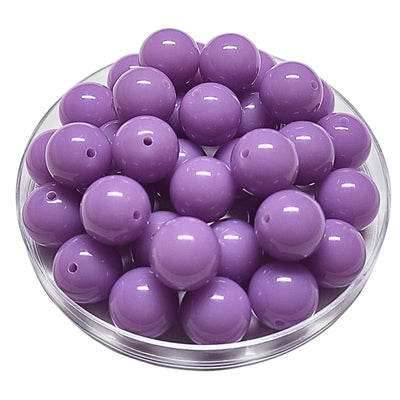 162 - Boules acryliques brillantes Purple 16MM