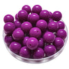 167 - Boules acryliques brillantes Orchidée foncé 16MM