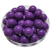 169 - Boules acryliques brillantes Violet foncé 16MM