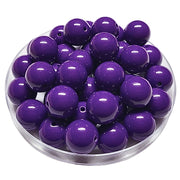 170 - Boules acryliques brillantes Indigo 16MM
