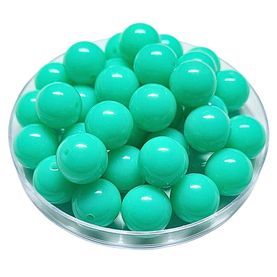 188 - Boules acryliques brillantes Jade 16MM