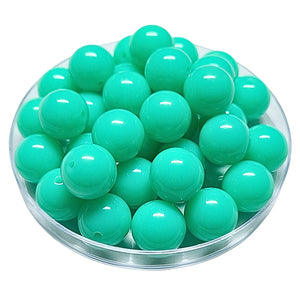 188 - Boules acryliques brillantes Jade 16MM