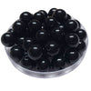 204 - Boules acryliques brillantes Noir 16MM