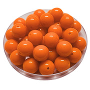 144 - Boules acryliques brillantes Abricot 16MM