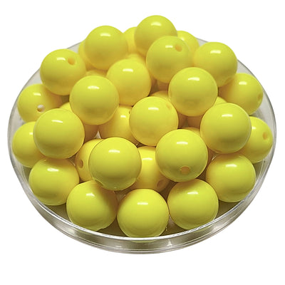 141 - Boules acryliques brillantes Curry 16MM