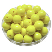 140 - Boules acryliques brillantes Mimosa 16MM