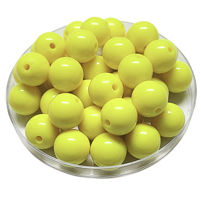 140 - Boules acryliques brillantes Mimosa 16MM