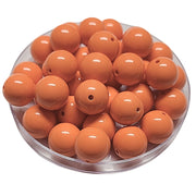 146 - Boules acryliques brillantes Papaye 16MM