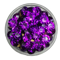 17 -Grape purple, chaton SS38 en cristal, 8MM