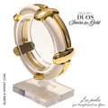 KIT bracelet EN DUO - Ivoire & Gold