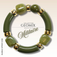KIT bracelet collection GEOMIX - Militaire