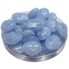 15/23MM - Galets TIKA, Bleu ciel marbré