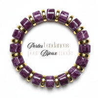 1- Cylindres 1/4 de tube - Quartz blanc 12MM