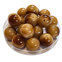 219 - Boules acryliques Nude Caramel 20MM