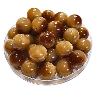 219 - Boules acryliques Nude Caramel 16MM