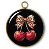 24 - Pendentif "Intemporel" -  Cerise