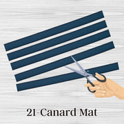21 - Canard mat, sangle plate en silicone