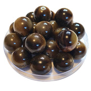 220 - Boules acryliques Crème de Marron 20MM