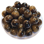 220 - Boules acryliques Crème de Marron 16MM