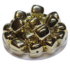 Séparateurs cubes en CCB, 20MM doré Réf CCB51