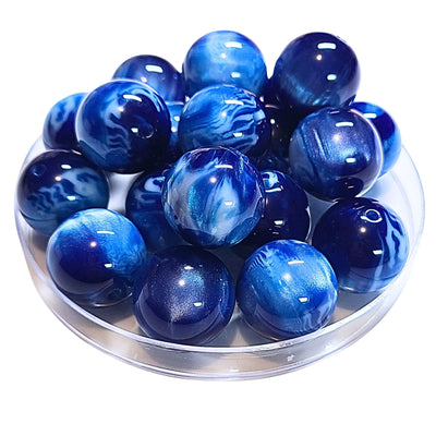 222 - Boules acryliques Deep Océan 20MM