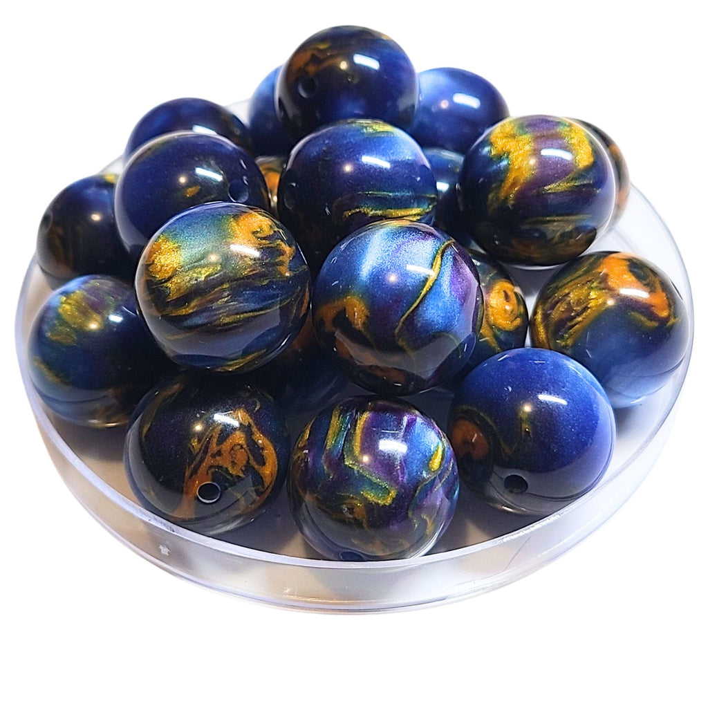 223 - Boules acryliques Terra Blue 20MM