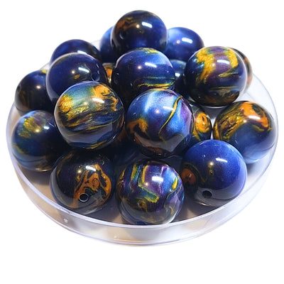 223 - Boules acryliques Terra Blue 20MM