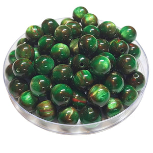 225 - Boules acryliques Deep Forest 12MM
