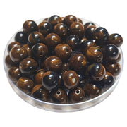 226 - Boules acryliques Bois d'ébène 12MM
