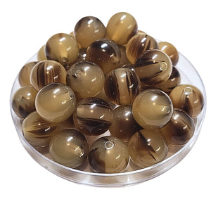 227 - Boules acryliques Cappuccino 16MM