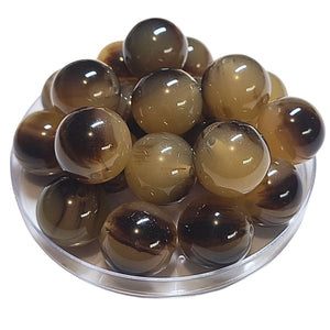 227 - Boules acryliques Cappuccino 20MM