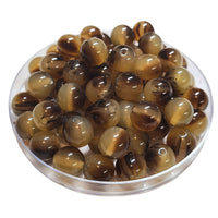 227 - Boules acryliques Cappuccino 12MM