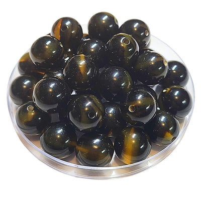 228 - Boules acryliques Fauve Intense 16MM