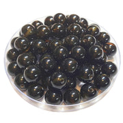 228 - Boules acryliques Fauve Intense 12MM