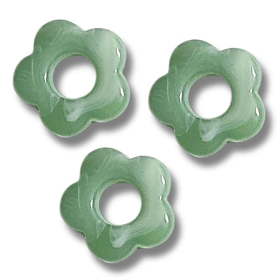 22- Fleur BABY Menthe marbré - 20mm