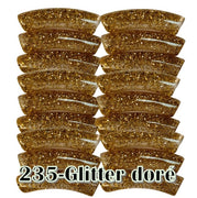235- Glitter doré 8MM